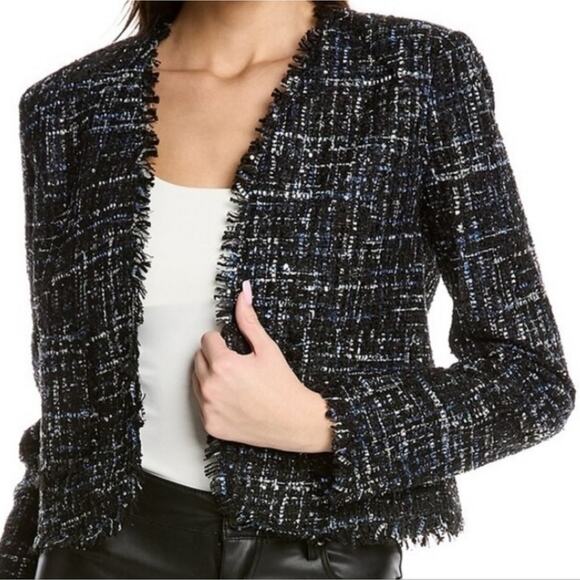 Bagatelle Collection tweed jacket open front size L NWT - Picture 2 of 10